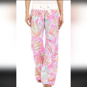 Lilly Pulitzer Pink Wide Leg Pants